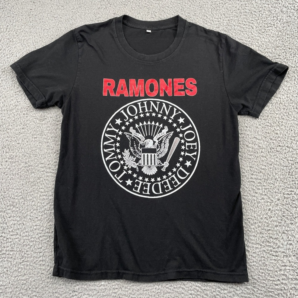 Ramones T Shirt Mens M Black Presidential Seal Graphic Short Sleeve Punk Rock